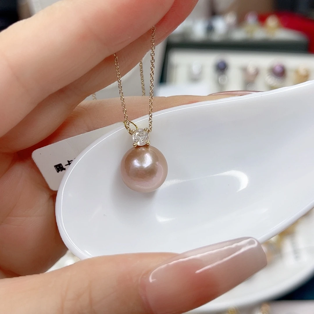 淡水珍珠合金吊坠(赠链)