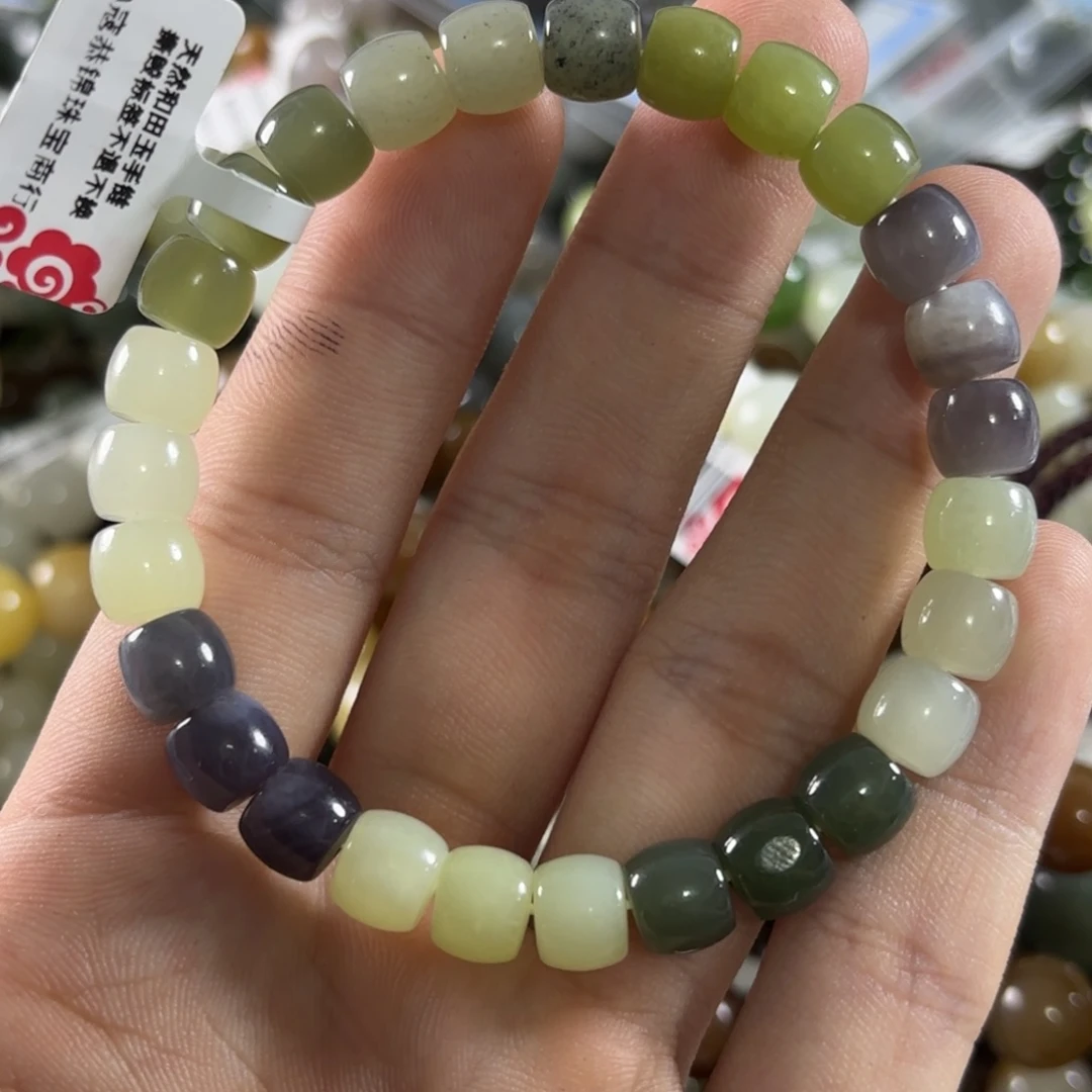 和田玉未镶嵌手链50