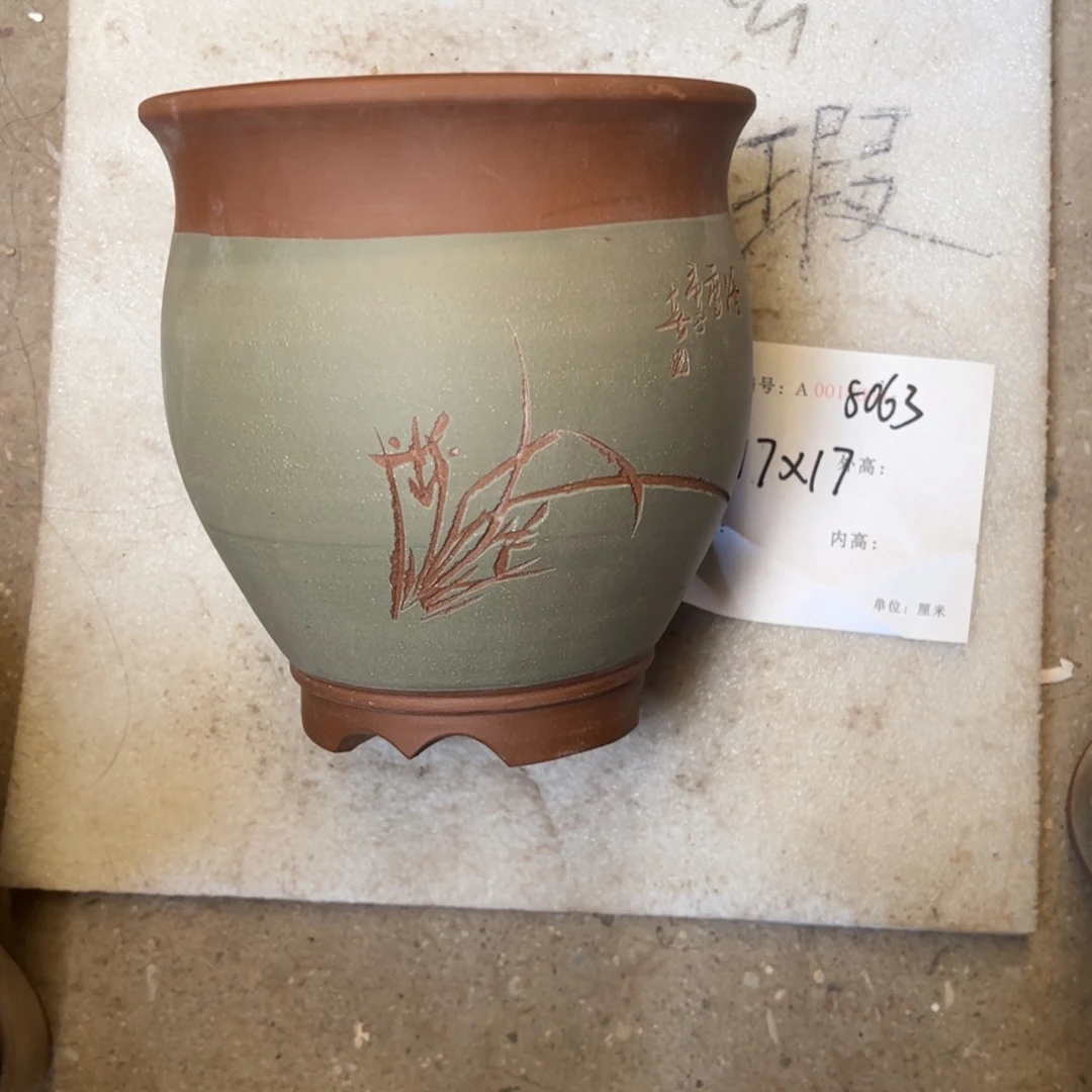 紫砂花盆紫砂花盆