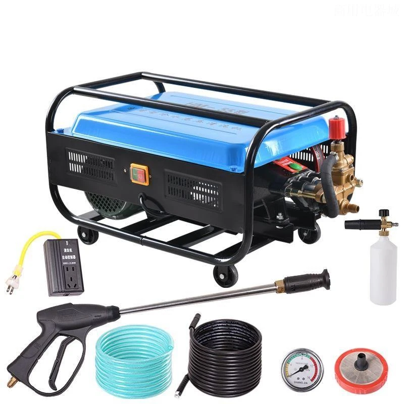 55洗车店高压洗车机商用清洗机大型刷车泵大功率自吸全铜220V380V