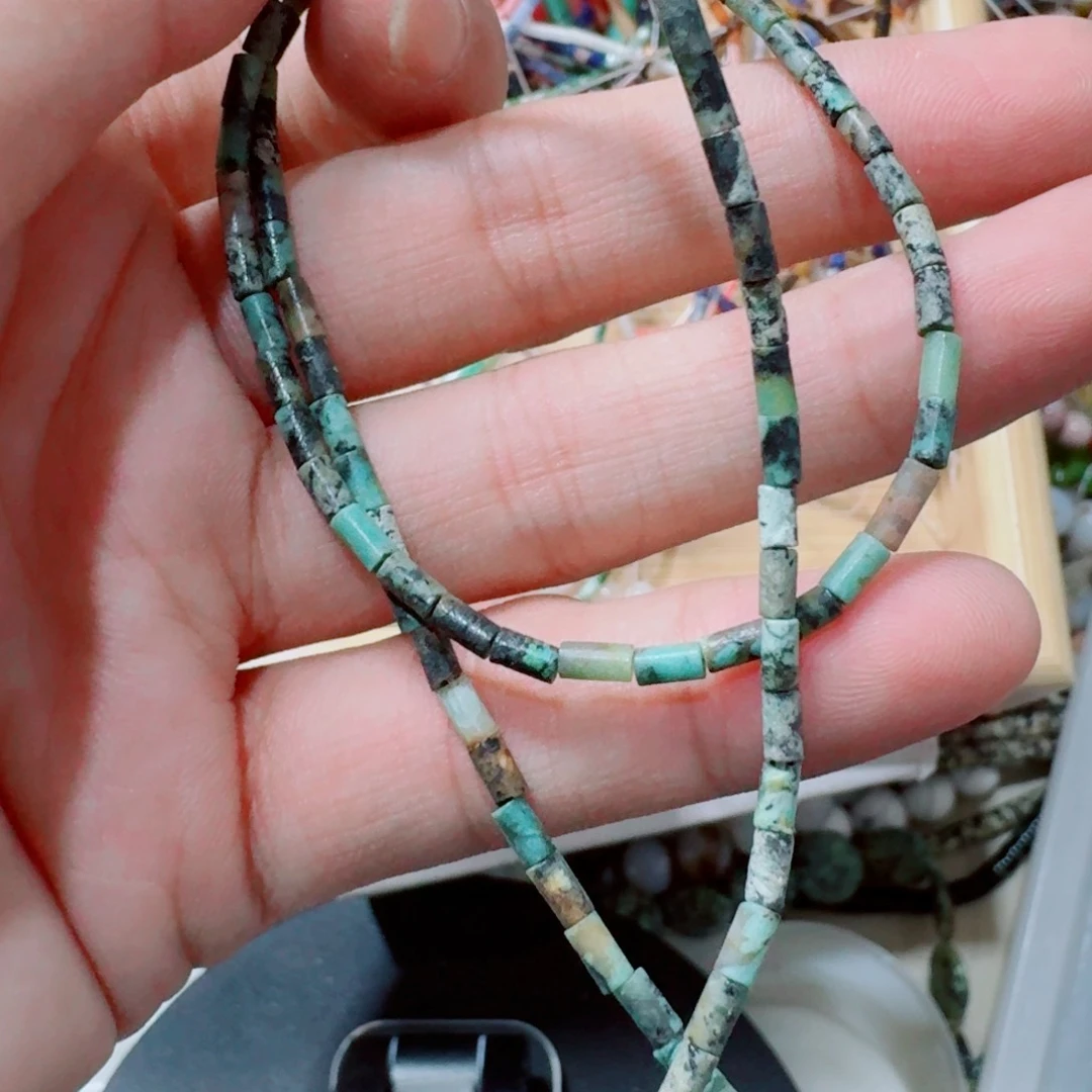 玛瑙/玉髓合金珠宝半成品2松石管珠