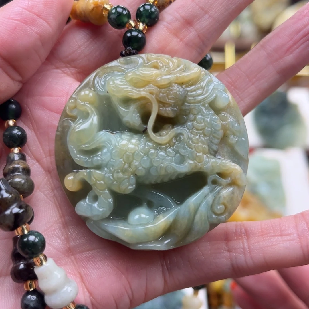 岫玉未镶嵌挂件挂件