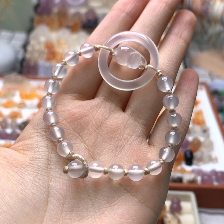 玛瑙/玉髓未镶嵌玛瑙趴趴猫手绳