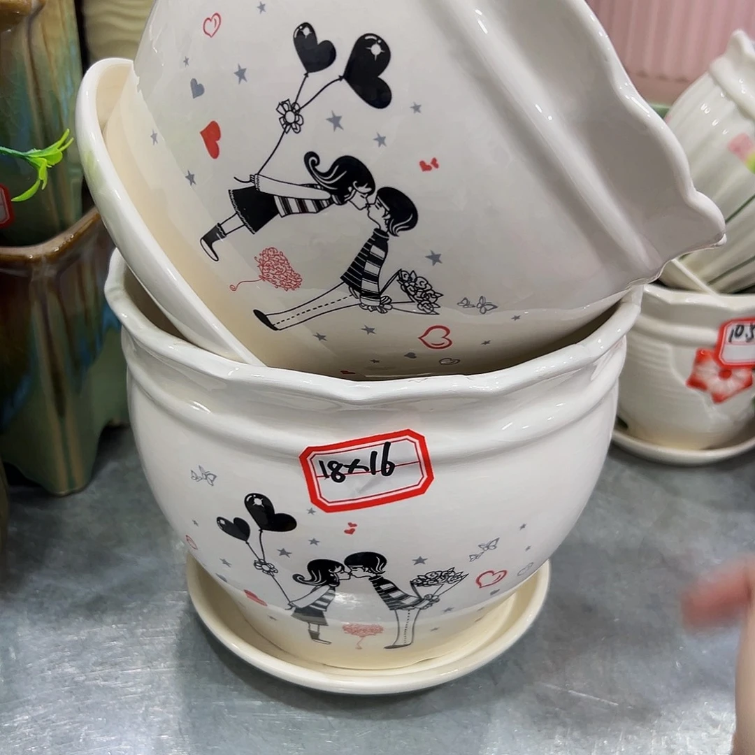 绿植多肉陶瓷花盆