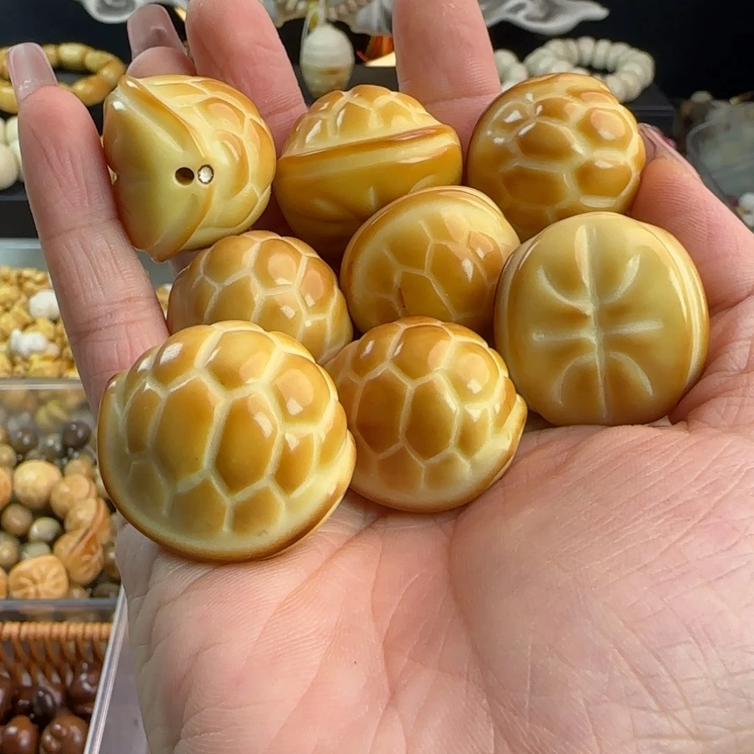 菩提根/象牙果吊坠微瑕牙果卡28-30炭烤富甲10颗