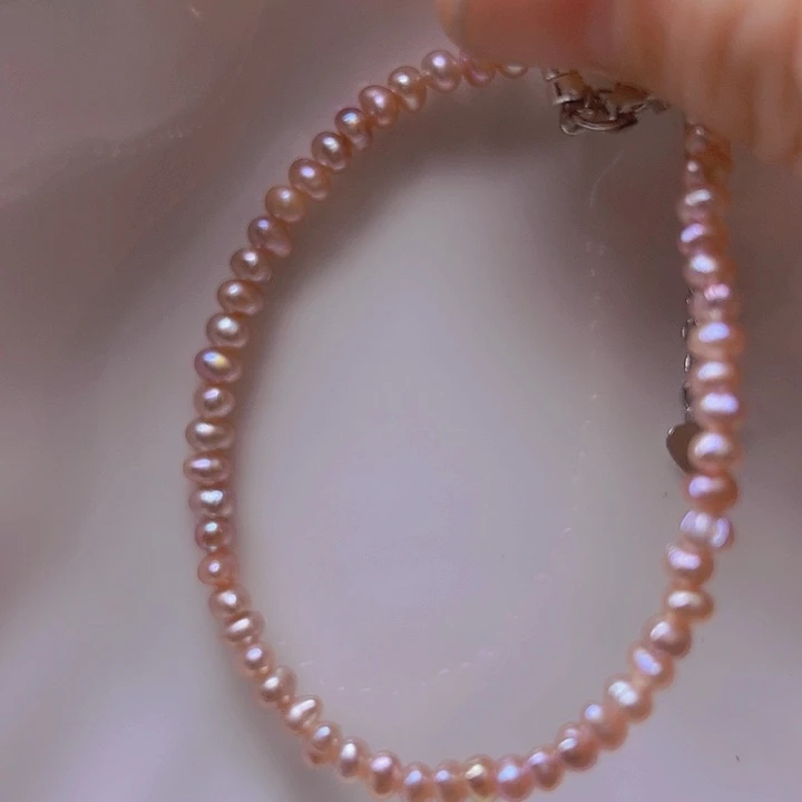 淡水珍珠手绳合金