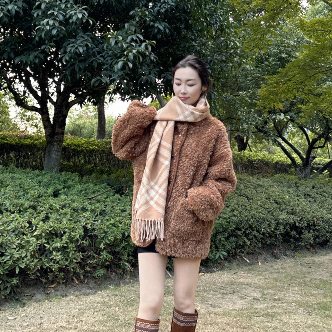 小羊羔毛两面穿皮草