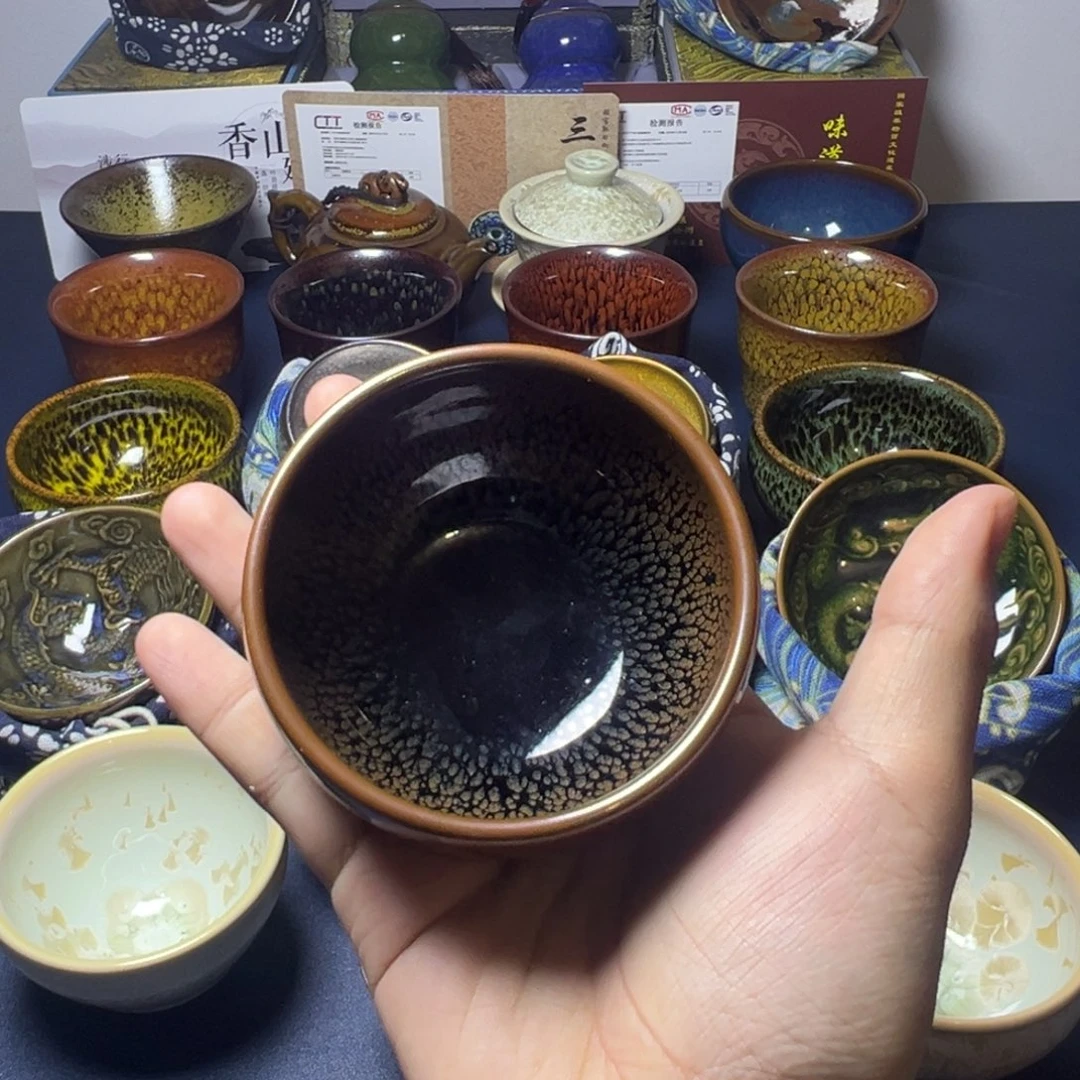 茶盏建阳建盏喝茶主人杯