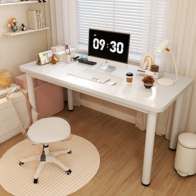 电脑桌台式学生学习家用书桌加厚长条桌办公桌写字桌子现代简约