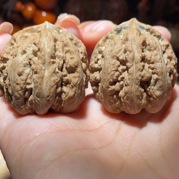 把件文玩核桃东北楸子小雪58