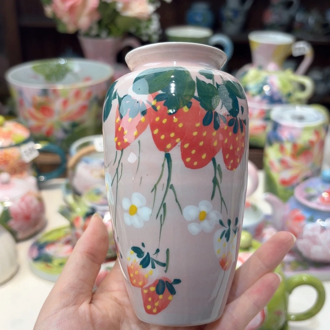 景德镇手绘高温釉下彩陶瓷茶具