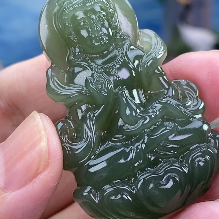 红***博和田玉未镶嵌颈饰