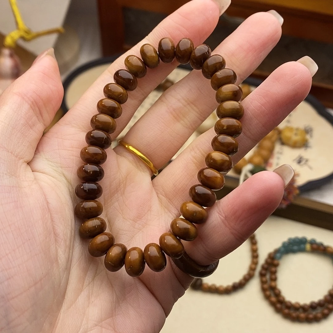 库克未镶嵌手串素圈算盘