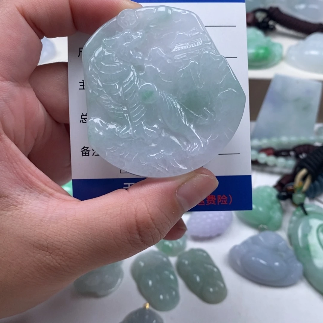 翡翠未镶嵌颈饰天然翡翠