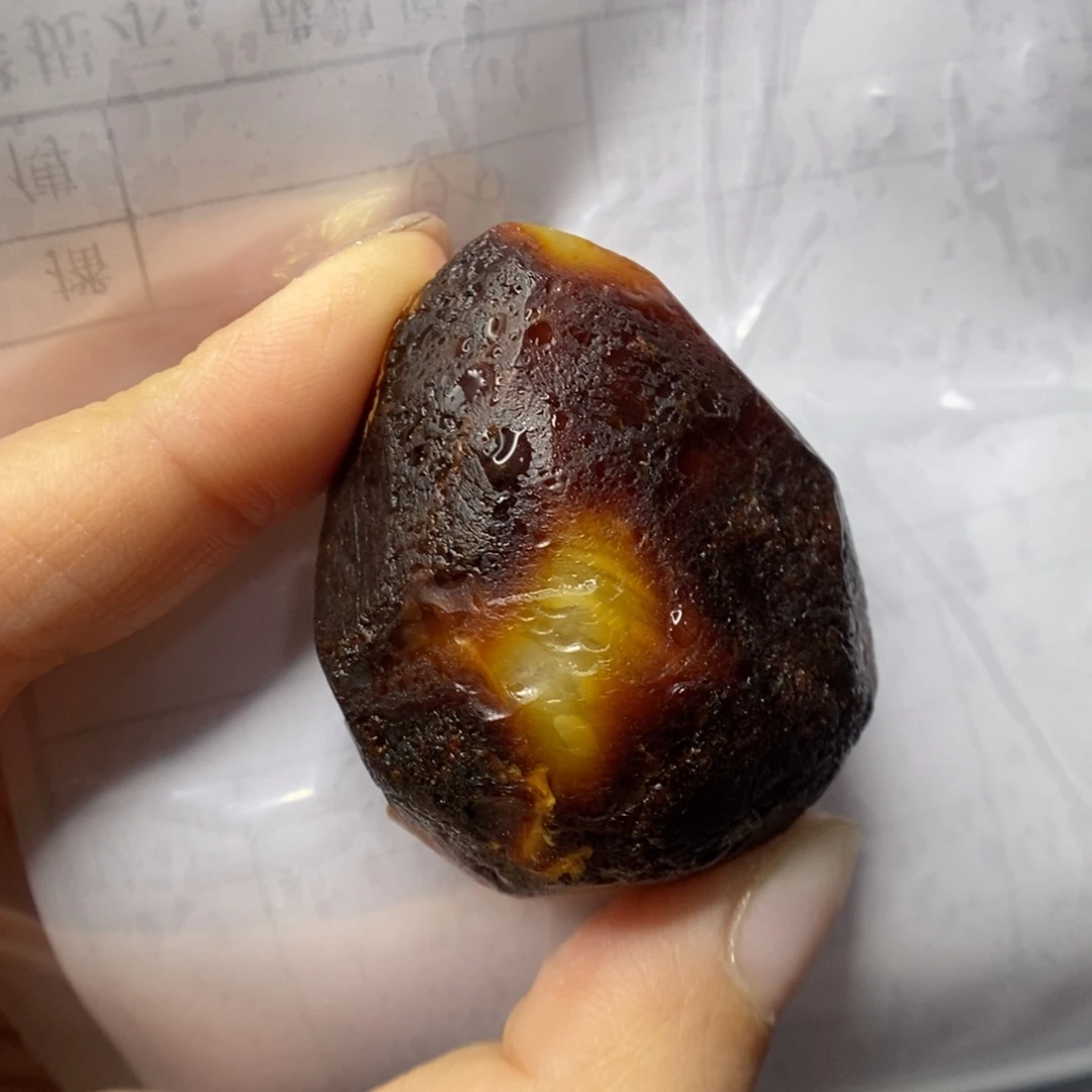 三***鱼定制蜜蜡未镶嵌郎