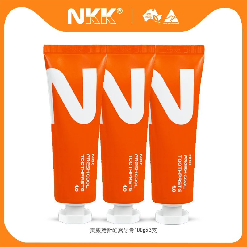 澳洲原装进口NKK美激清新酷爽亮白牙膏A-4 TZ CP