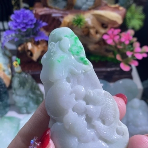 【闪购商品】颈饰未镶嵌翡翠鱼