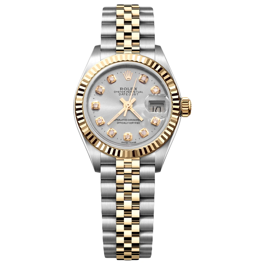 99新 Rolex/劳力士 日志型系列69173灰盘狗牙圈/后钻/WHP032219