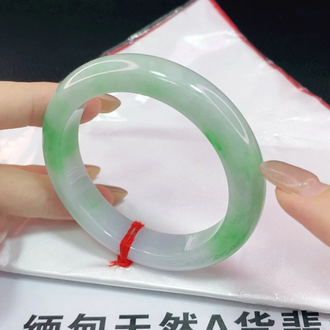 未镶嵌手镯翡翠54.3正圈