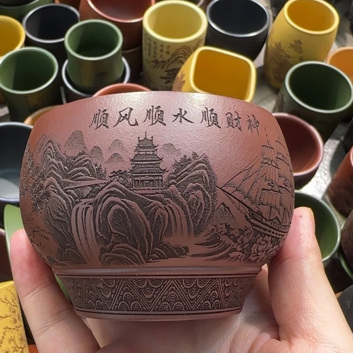 茶杯紫砂全手工紫砂