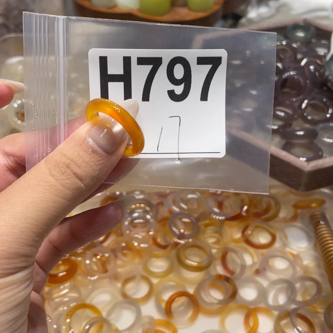 玛瑙/玉髓未镶嵌戒指797