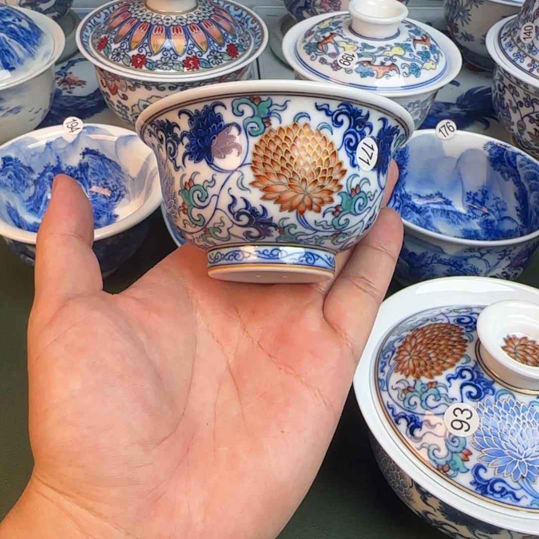 彦祖纯手工手绘茶具171