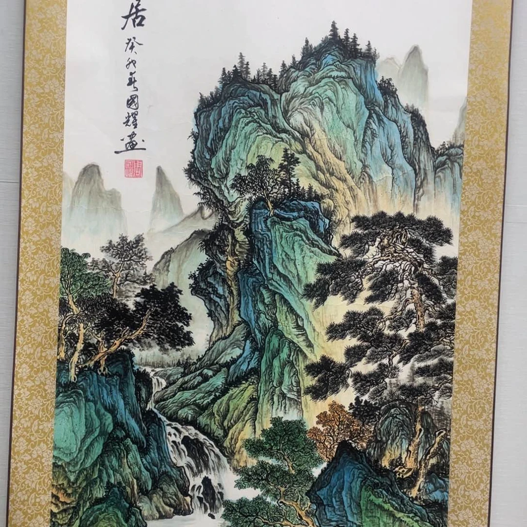 国画w老师手笔手绘作品
