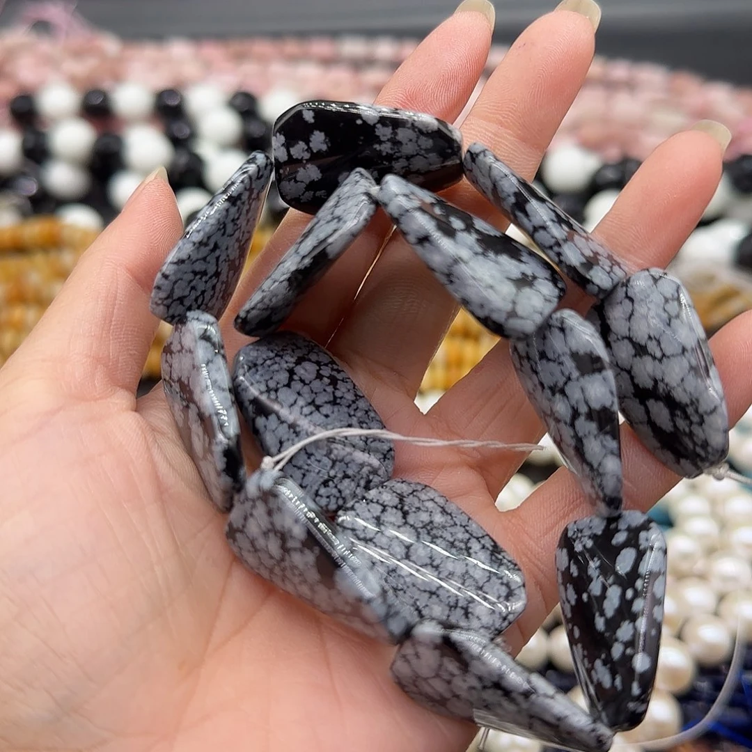 玛瑙/玉髓合金珠宝半成品雪花一条03