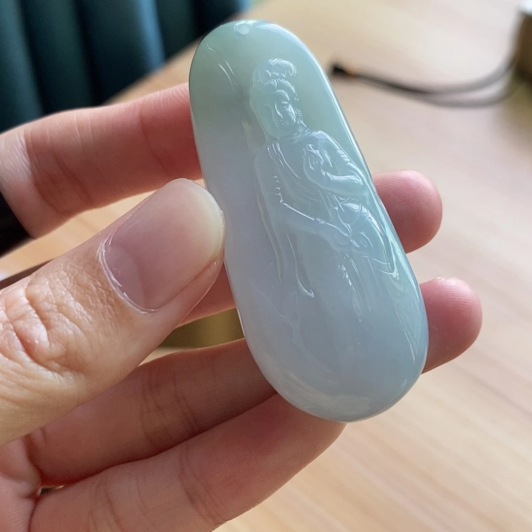 【闪购商品】颈饰未镶嵌翡翠天然缅甸A货翡翠