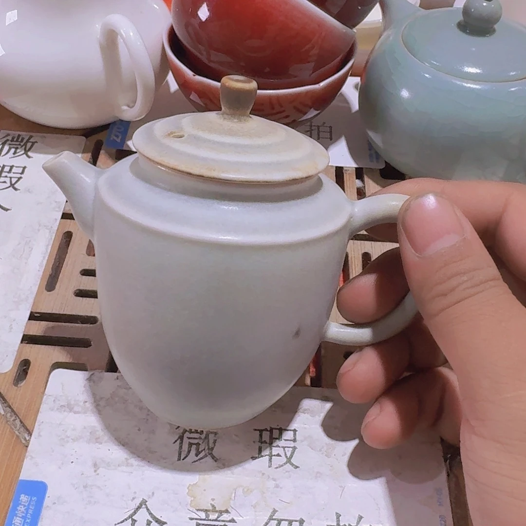 瑕疵茶具。介意勿拍
