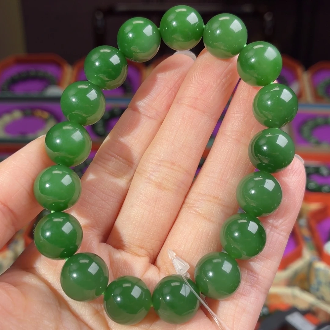 和田玉（碧玉）未镶嵌手串