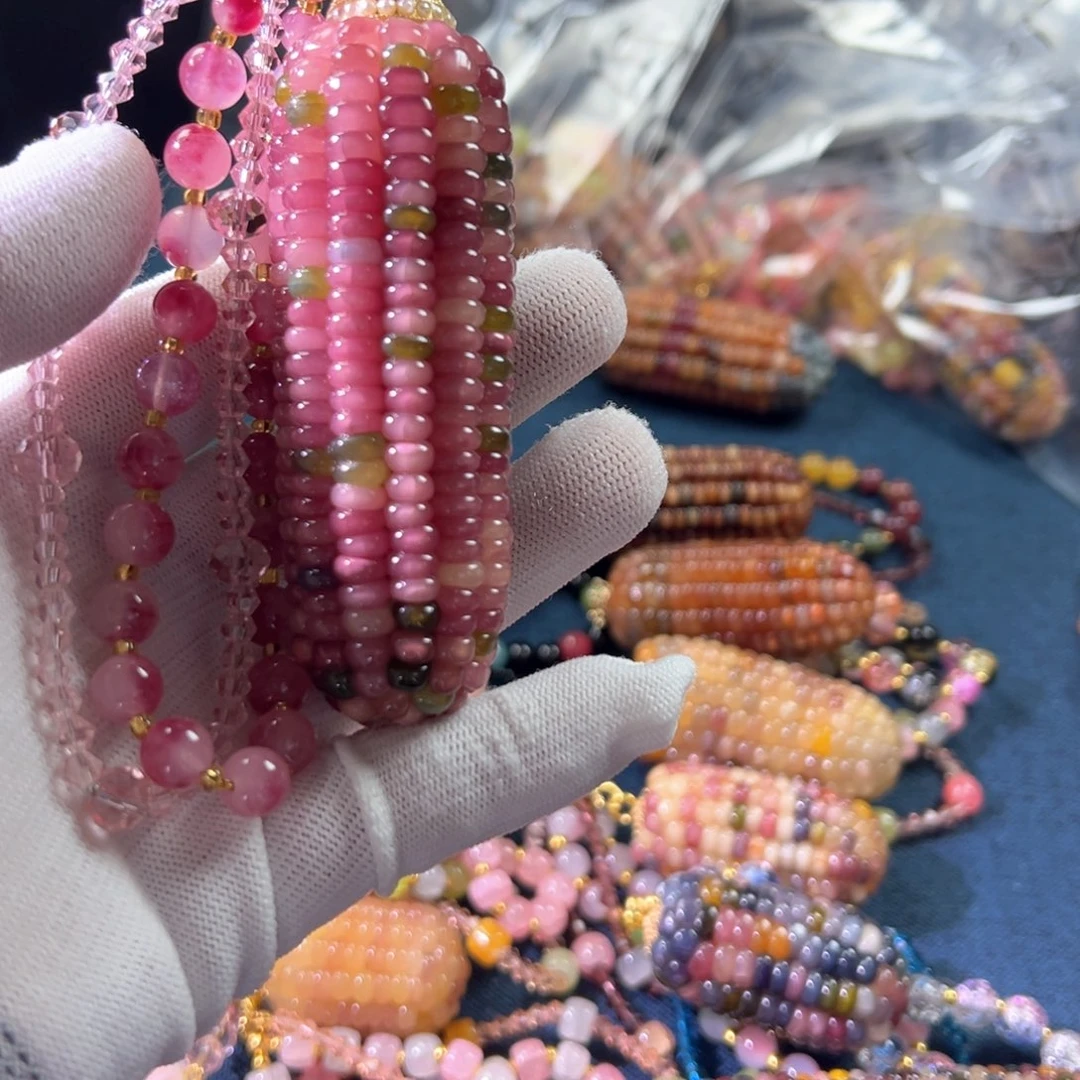 ?**?文玩玉米手把件