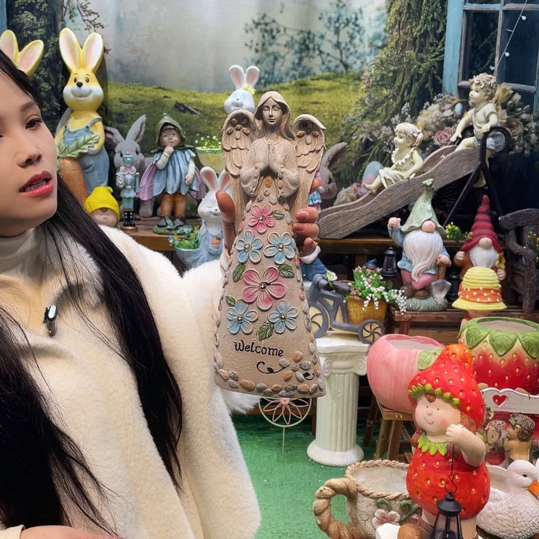 摆件花园摆件红红火火