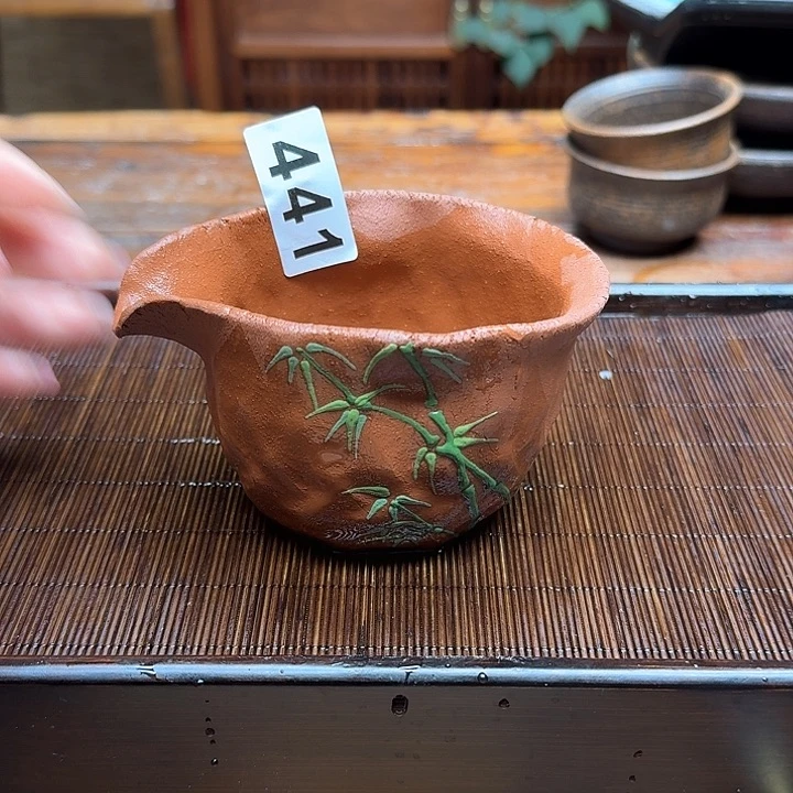 纯手工制作粗陶茶具