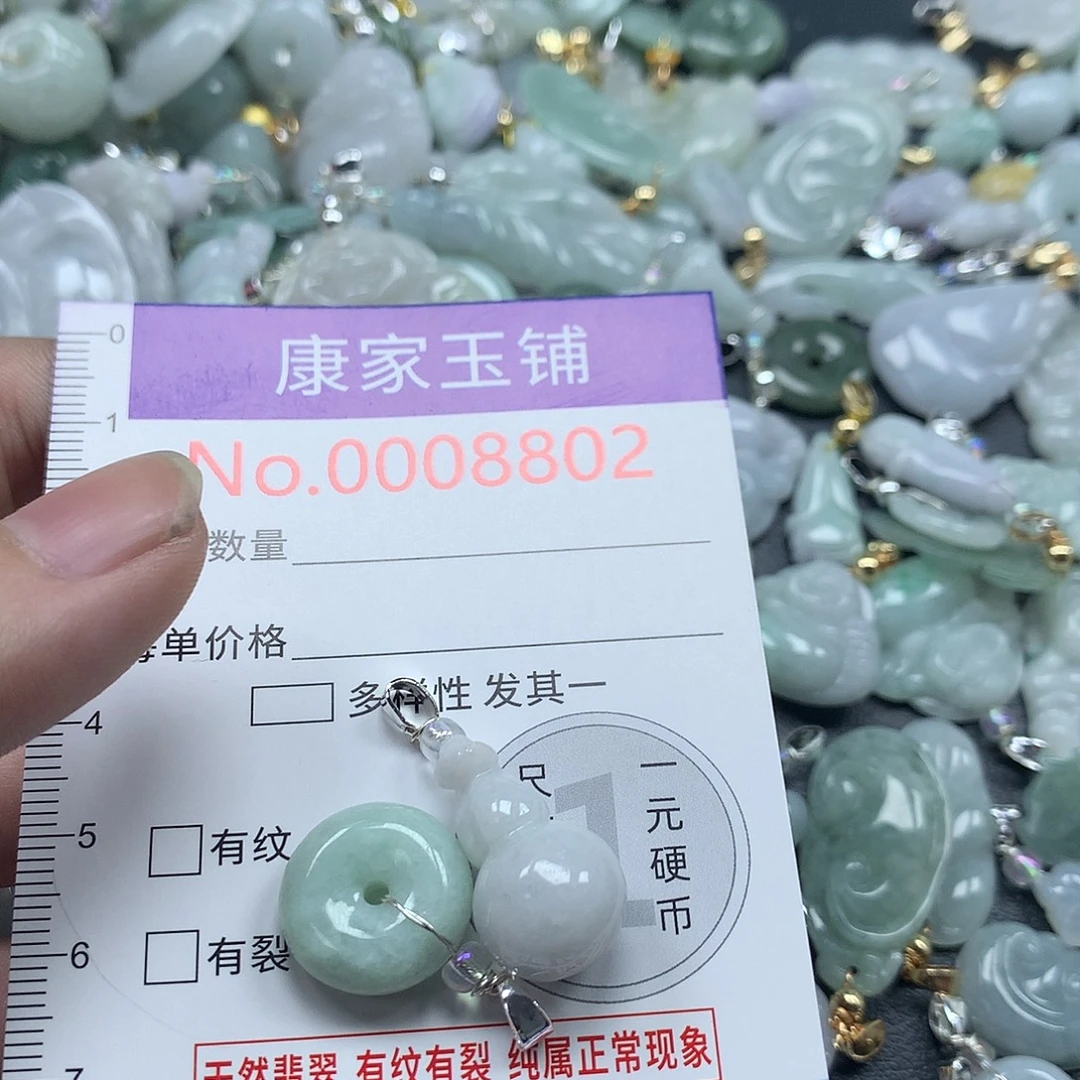 翡翠未镶嵌颈饰Is