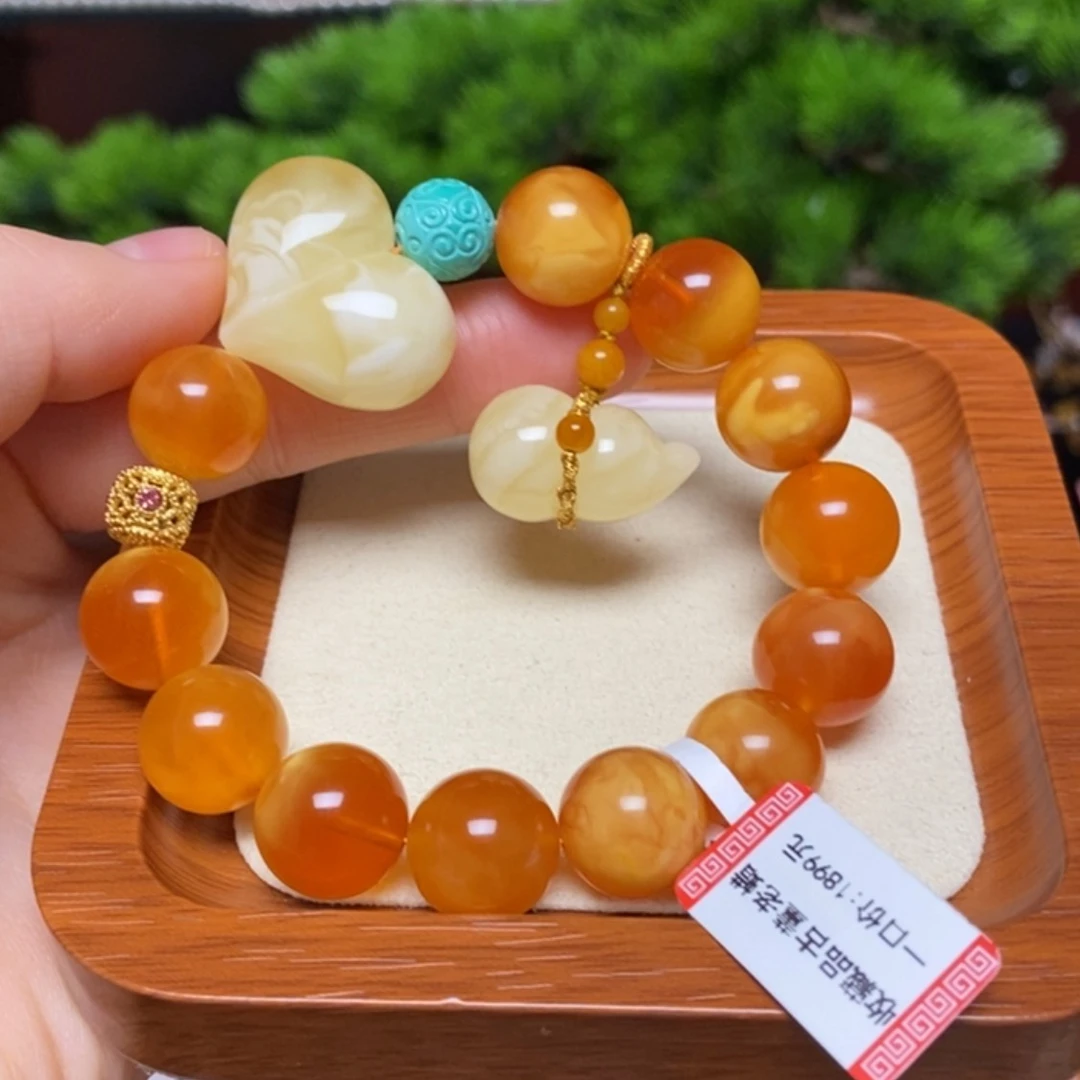 【闪购商品】手链蜜蜡未镶嵌手串