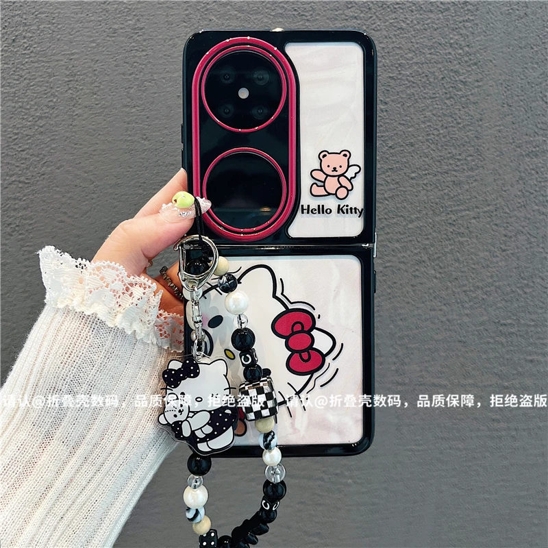 （华为pocket2系列)折叠奶油壳适用华为pocket2手机壳防摔爆款潮壳