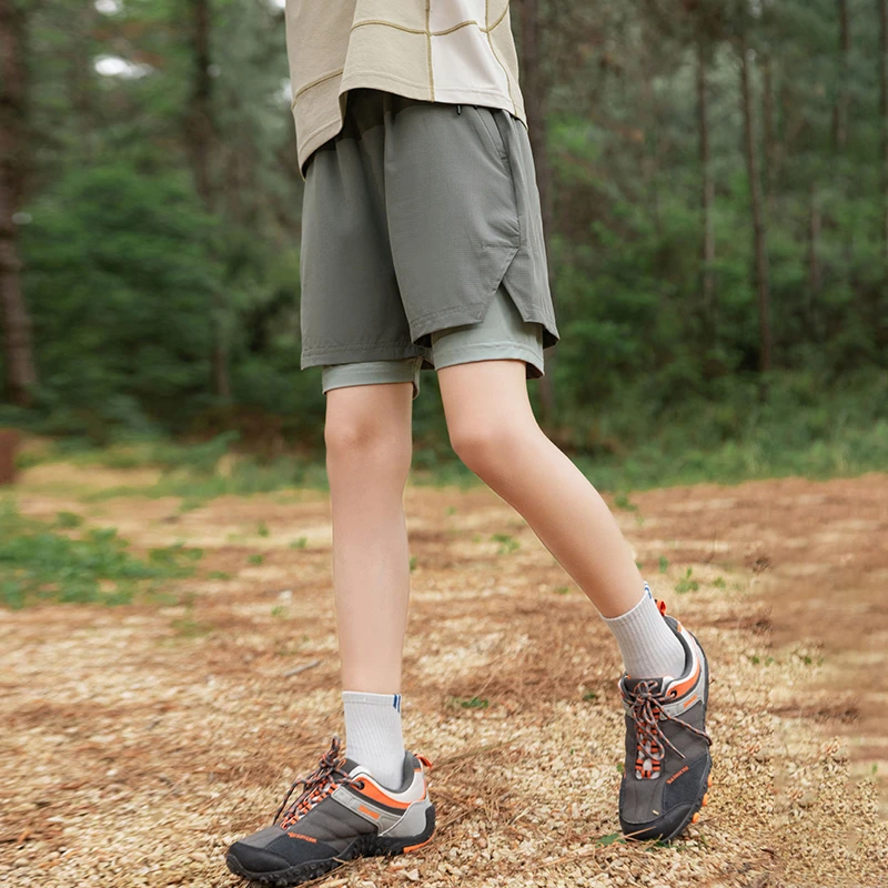 童装男童运动裤夏季新款速干儿童五分裤夏装男孩大童中裤高弹2114