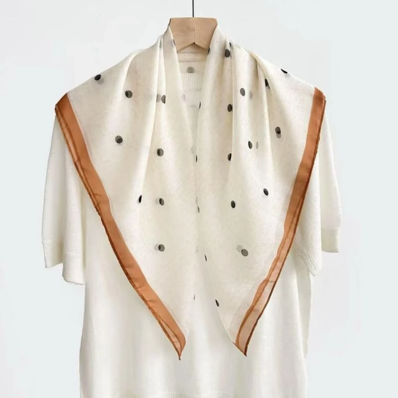 （805）2025新款春夏季方巾西丽纱气质百搭防晒丝巾（西丽纱70*70）