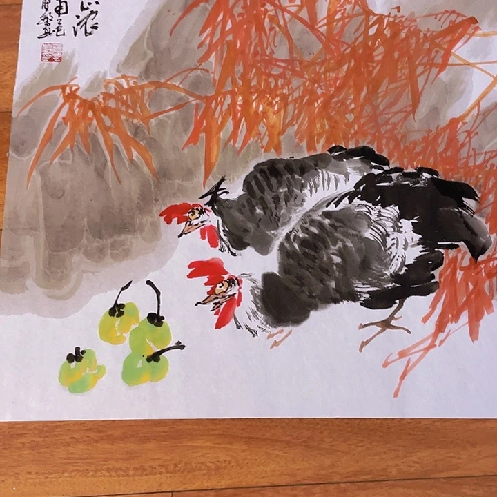 国画张圣敏先生纯手绘作品