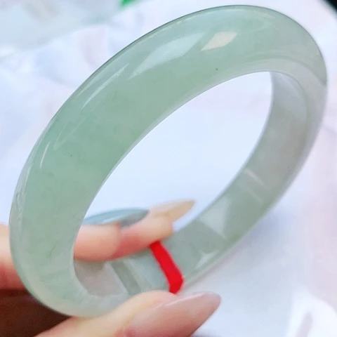 未镶嵌手镯翡翠57圈口010039