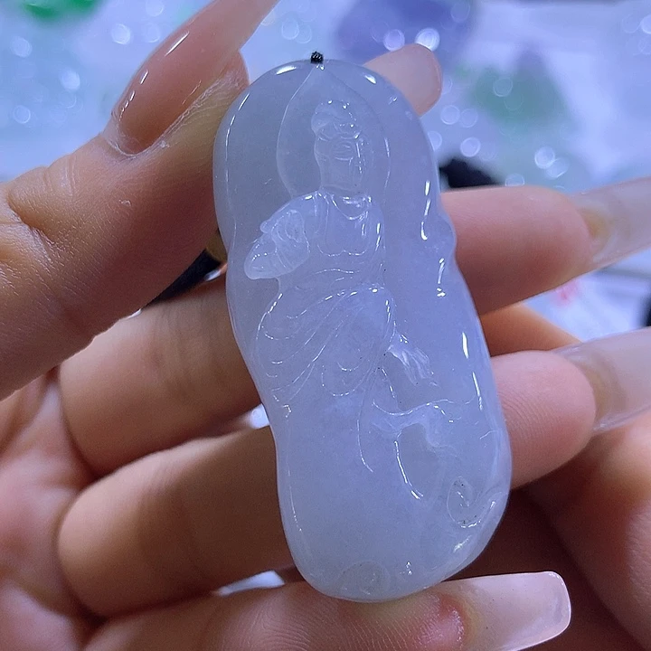 翡翠未镶嵌颈饰天然翡翠A货吊坠