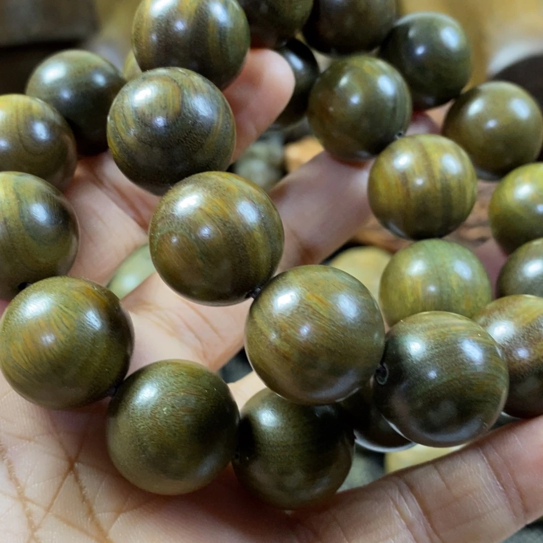 陶瓷绿檀木制工艺品38
