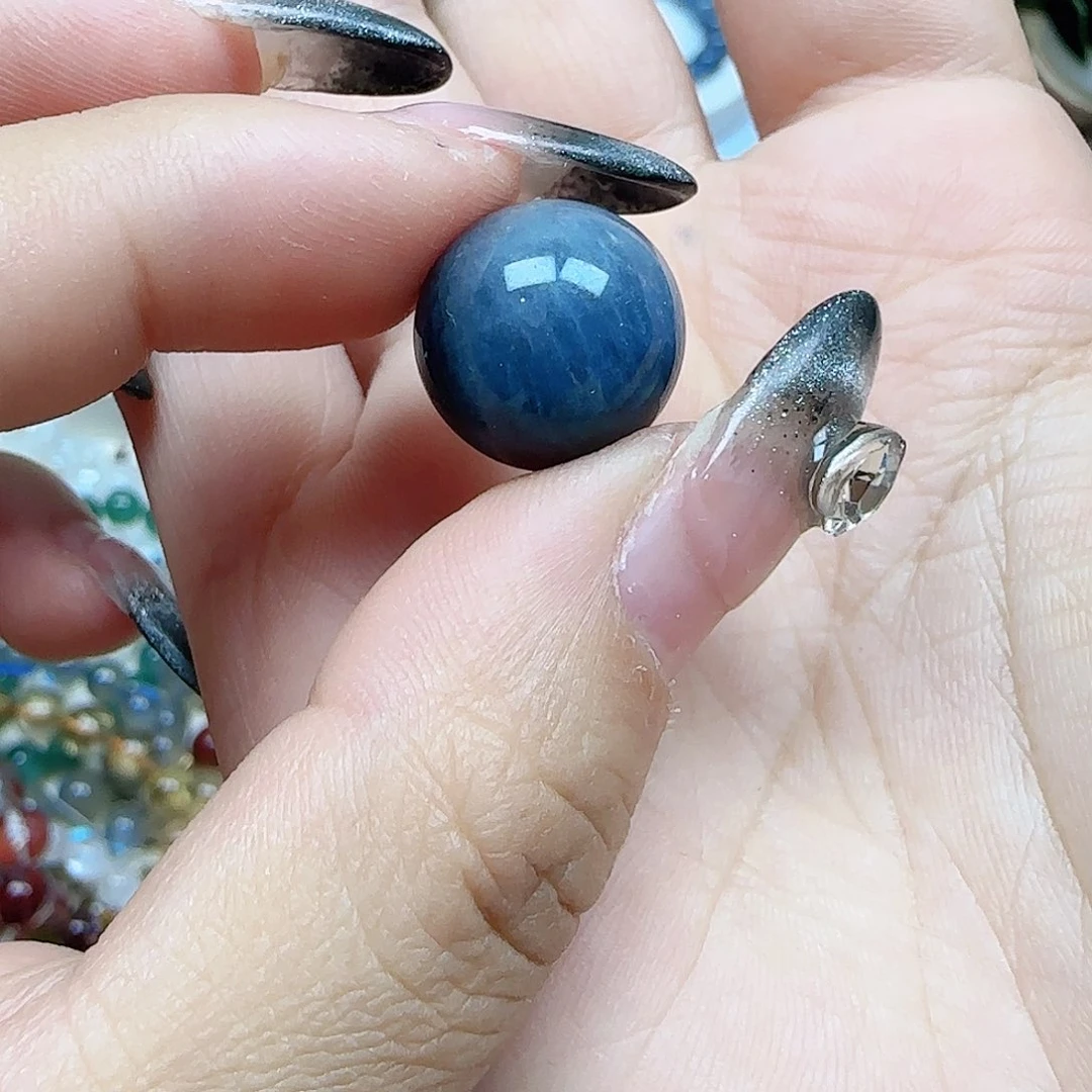 水晶手串未镶嵌。蓝兔毛幽灵共生卡14