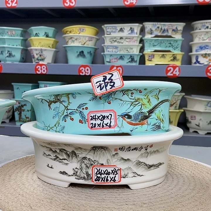 紫砂花瓶紫砂花盆