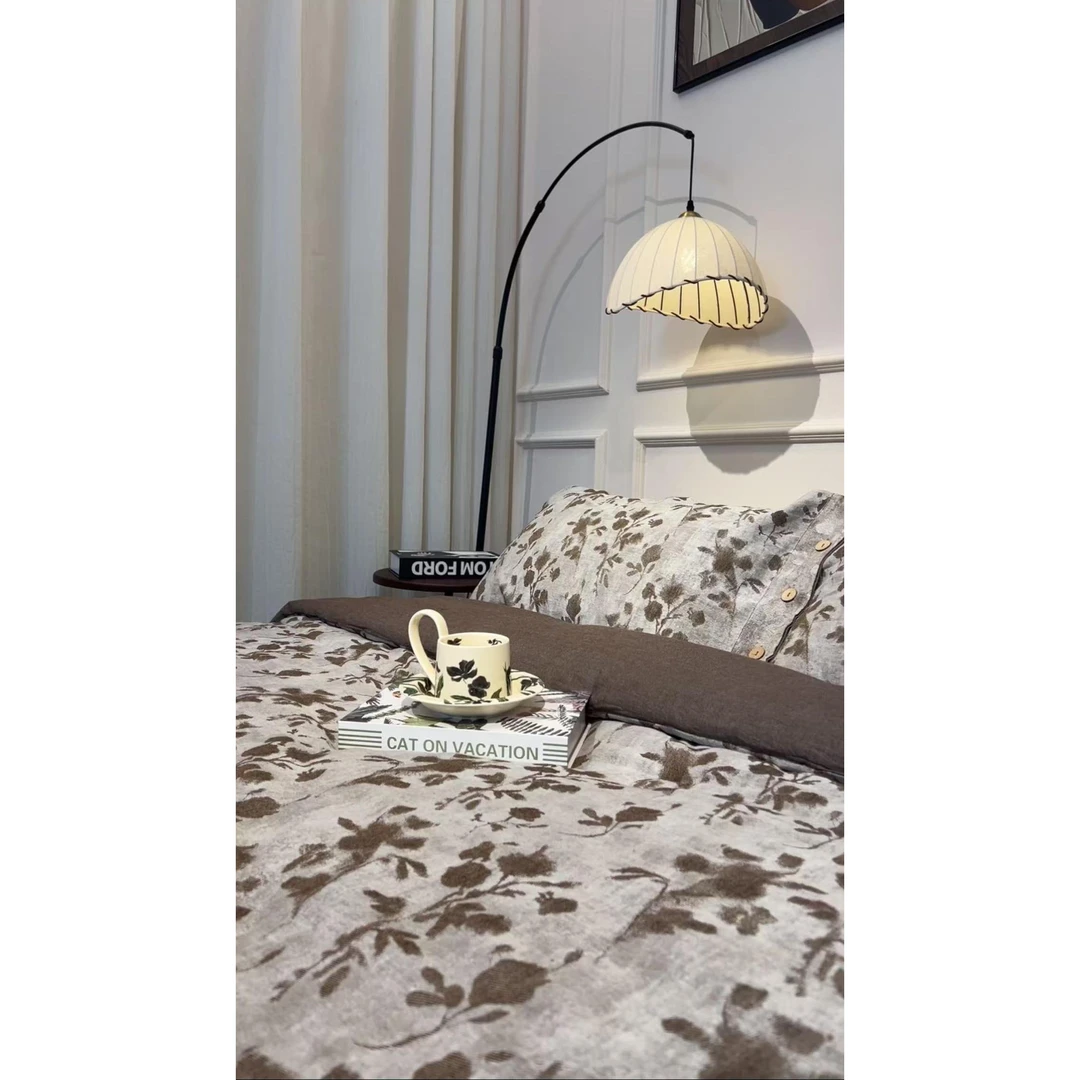 【水色柔情-单人被】150*2004斤纯棉简约舒适轻奢云锦棉提花床品