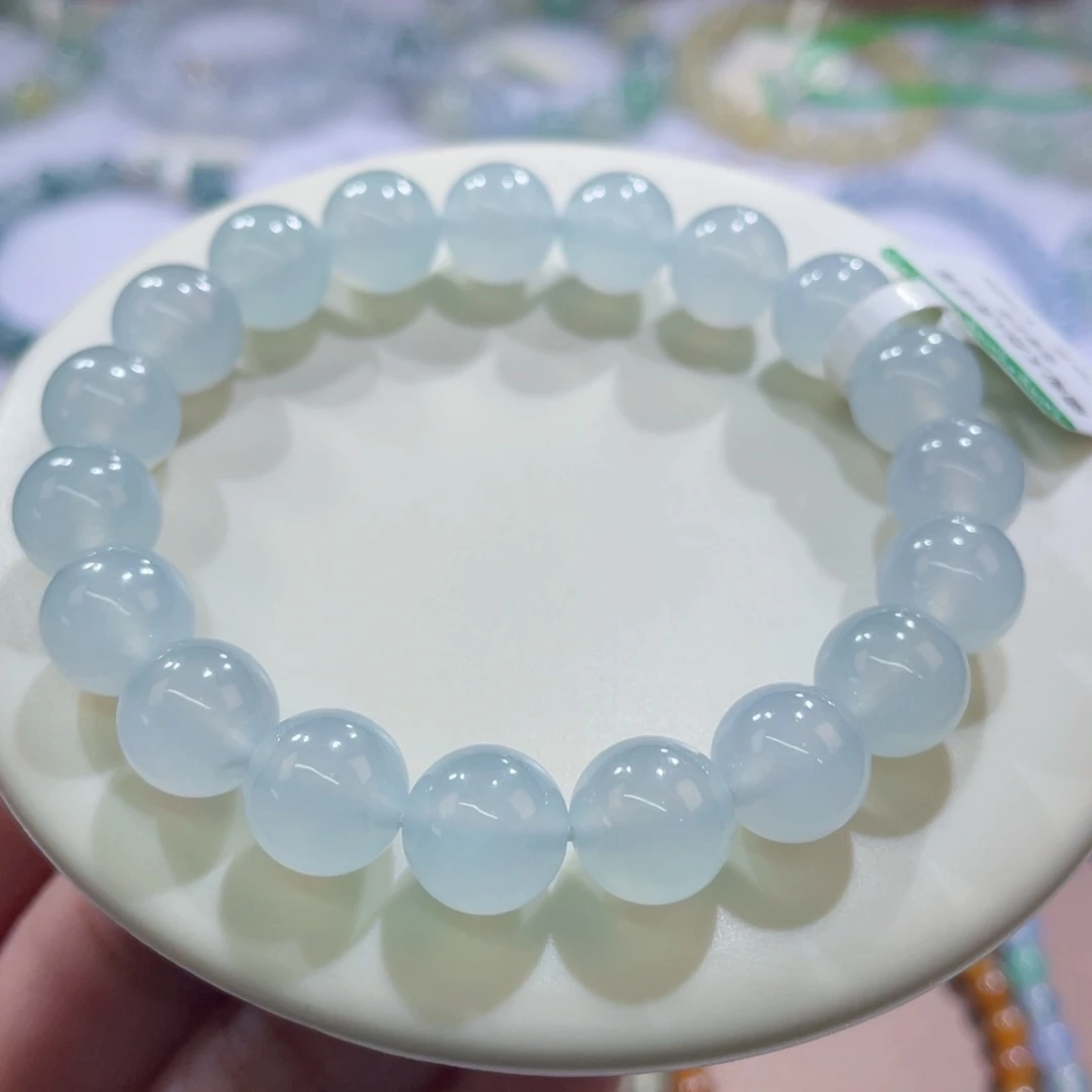 未镶嵌手链翡翠晴蓝卡10