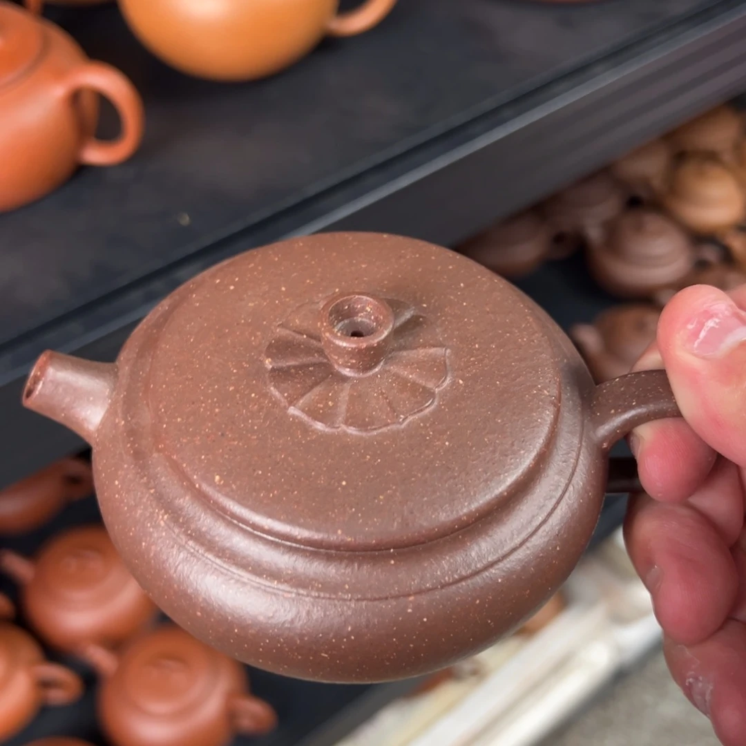 茶壶紫砂50cc天青梵莲