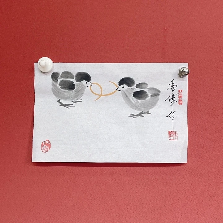 国画冯老师手绘作品