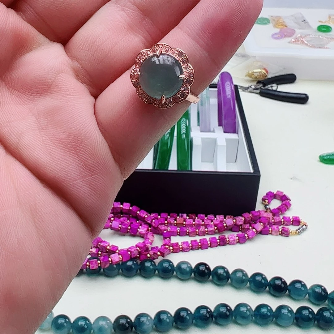 翡翠吊坠(赠链)银S925镶嵌